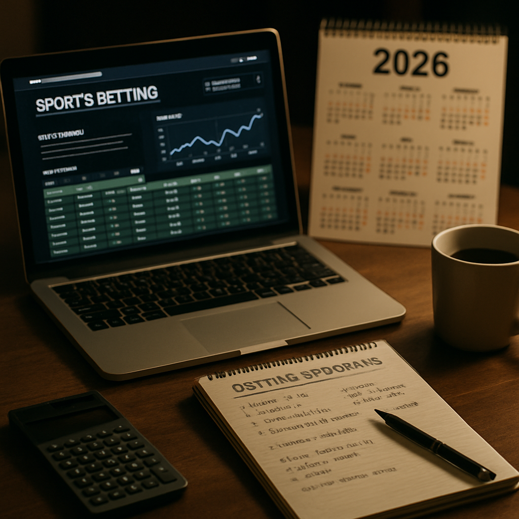 A professional betting strategy setup for the 2026 sports events.